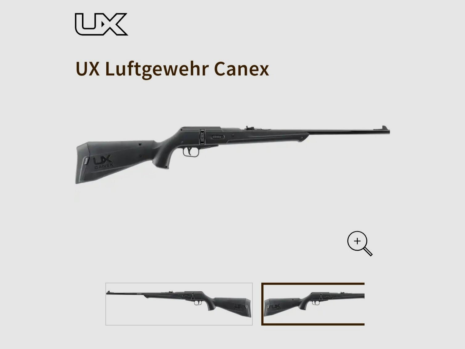 UX Co2 air rifle Canex + Co2 capsules 12g + targets !!