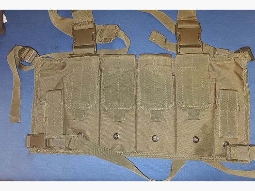 Mag Carrier Chest Rig oliv /grün , Herren, Synthetik, Mil-Tec