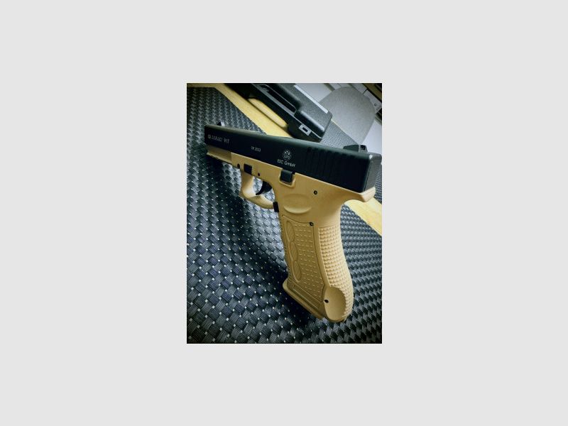 Zoraki 917 Desert TAN pistolet à blanc 9 mm P.A.K. PTB 1023 avec mallette