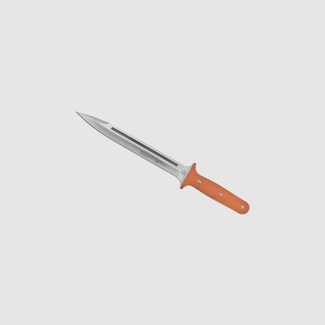 PUMA XP pig sticker 15, hunting knife, Orange G10 with fish skin, Kydex sheath