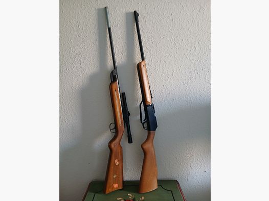 2x Luftgewehr Diana Daisy u. Anschütz Zielfernrohr