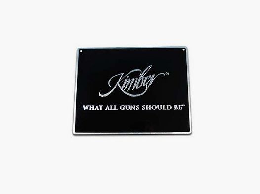 Wandschild Metall Kimber Logo