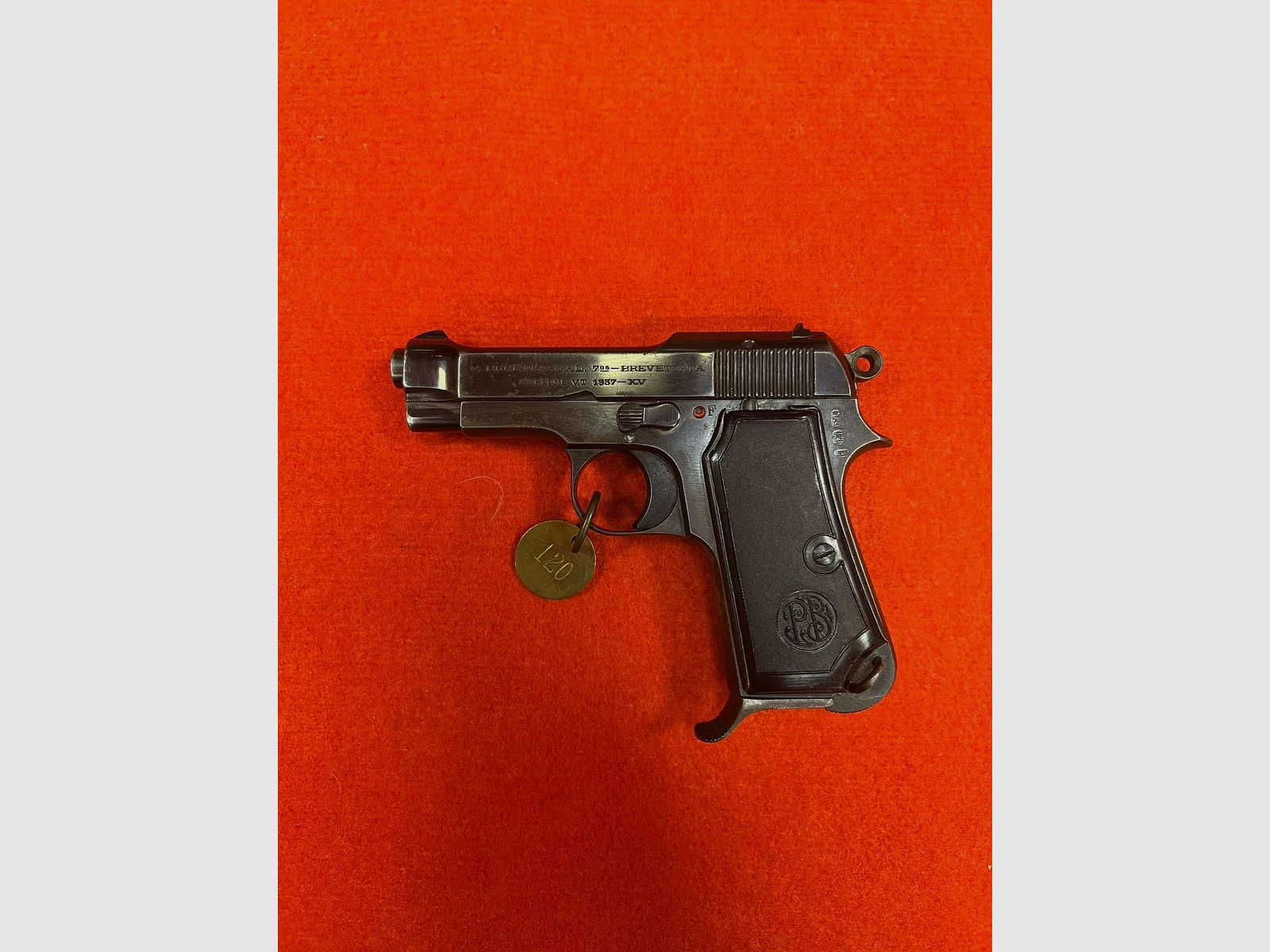 Beretta 35 Pistool "Comm.PreBellica" Kaliber 7.65, afbeelding 2 van 2