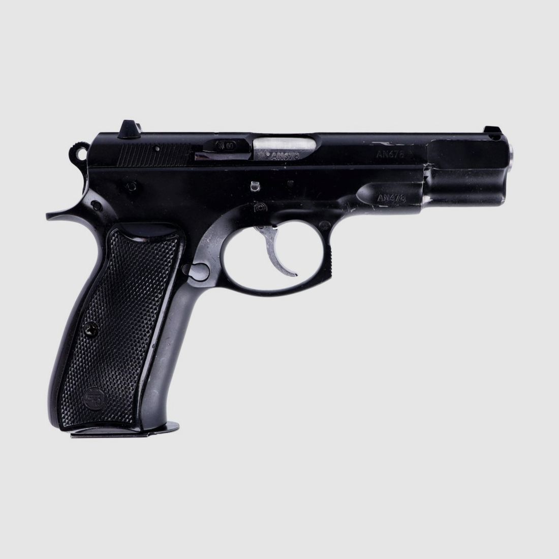 Pistole CZ-75 Kaliber 9mm mit WS Kaliber .22lr