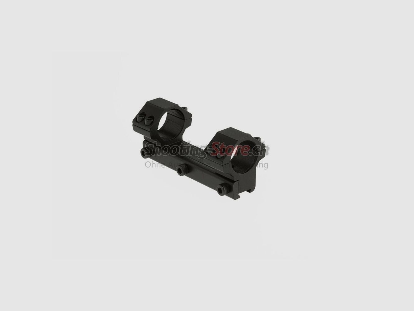 Leapers 25.4mm luchtgeweer montagebasis medium zwart