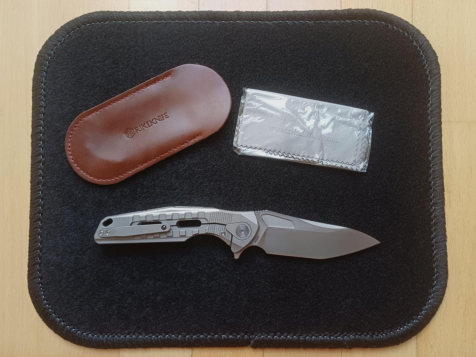Rike Knife Thor 3 Framelock Titan M390 Lame Full Integral