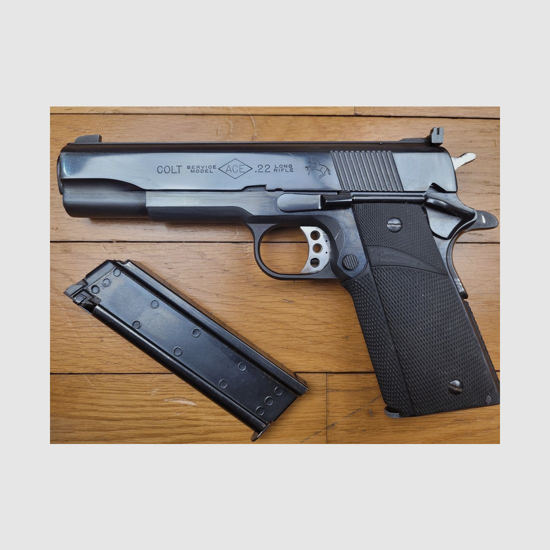 Rarissime Colt 1911 ACE Service Model – 22LR – Training der US-Armee am 1911 – Nichts mit einer Umrüstung zu tun, einschließlich beim Schießen! – Außergewöhnliches Sammlerstück! Top Zustand!, Bild 7 von 16