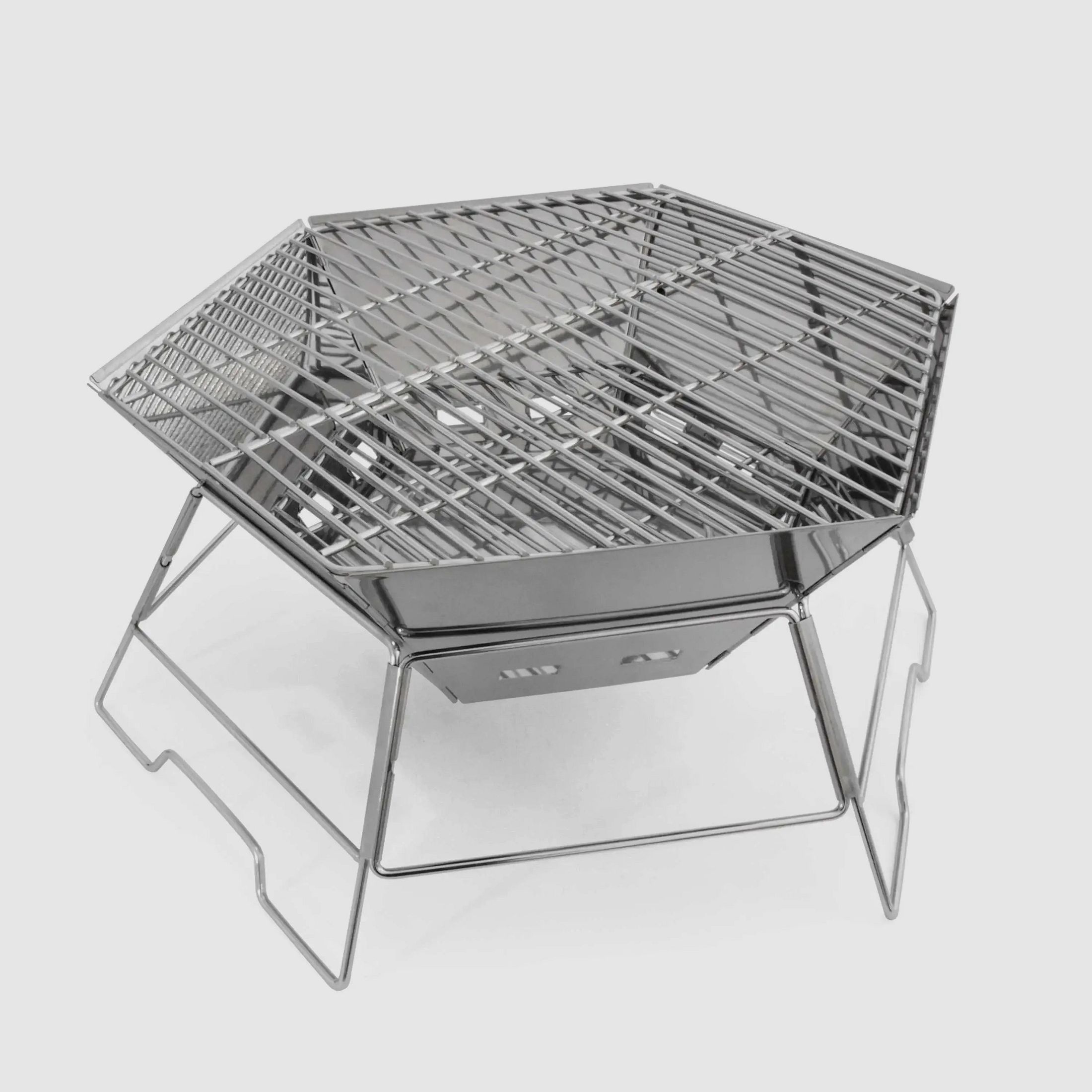 Origin Outdoors Fire Bowl and Grill Hexagon