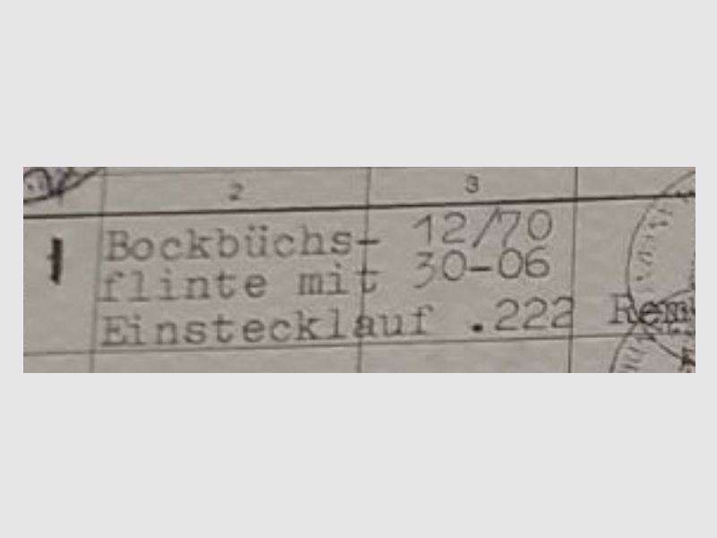 Blaser ES700/88 Bockbüchse mit Einstecklauf