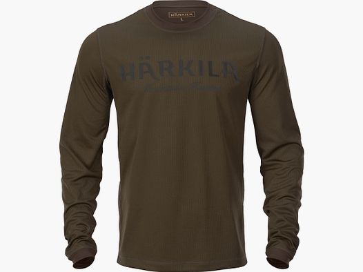 Härkila Mountain Hunter Camisa de manga larga para hombre Verde caza/Marrón sombra - S