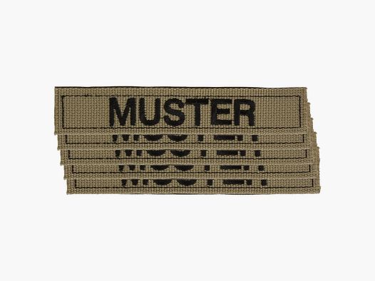 ASMC Namensbänder 5er Set coyote