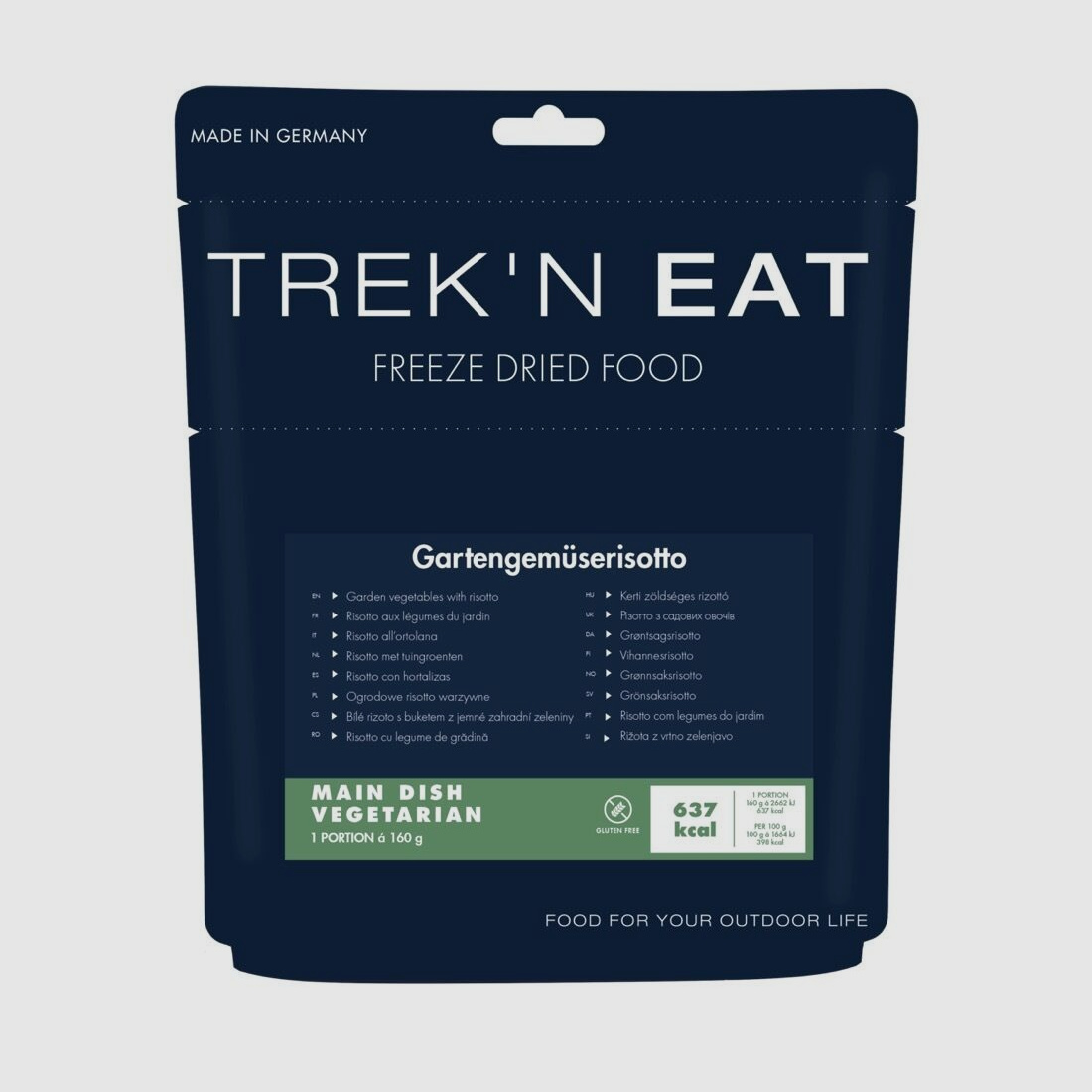 TREK'N EAT Risotto z warzywami ogrodowymi 160g Veggie