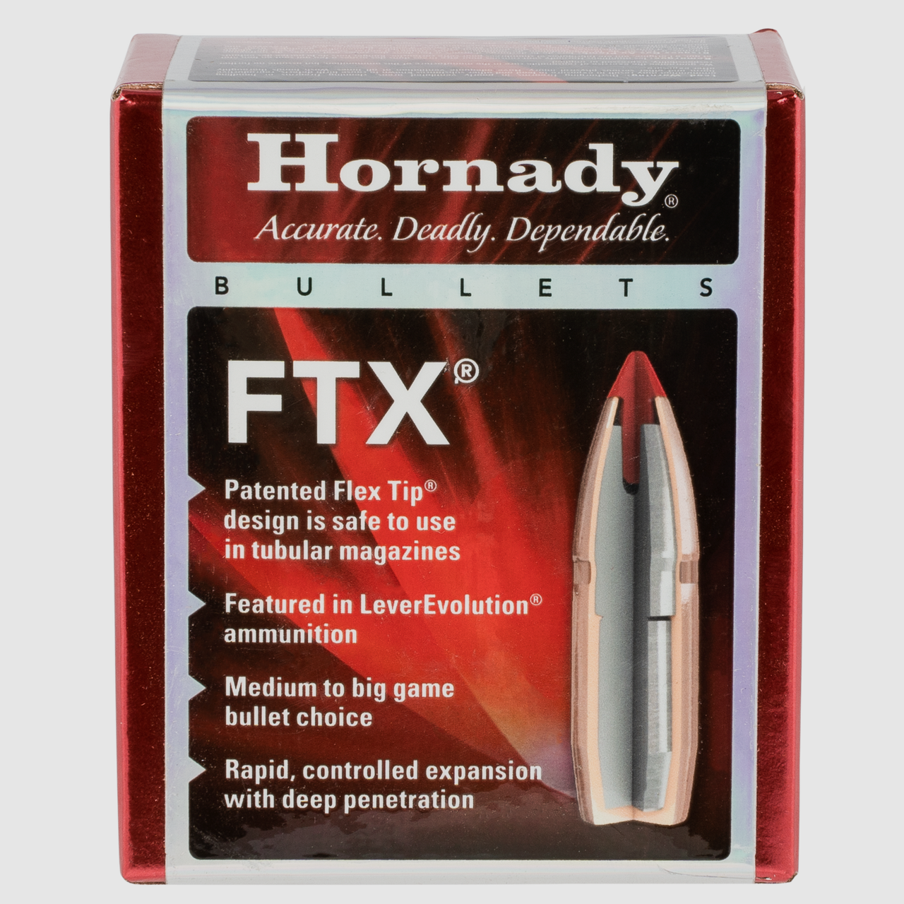 Hornady Geschosse .30/.308 – FTX – 135gr #3027, Bild 1 von 2