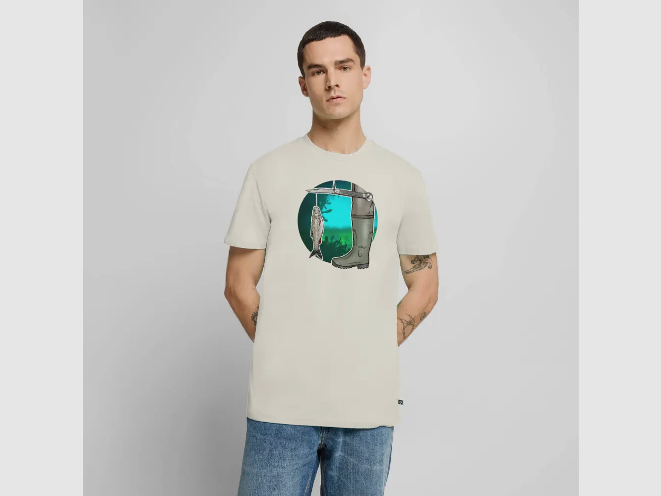 PUMA Men´s Premium T-Shirt „Waagemesser – Petri Heil"