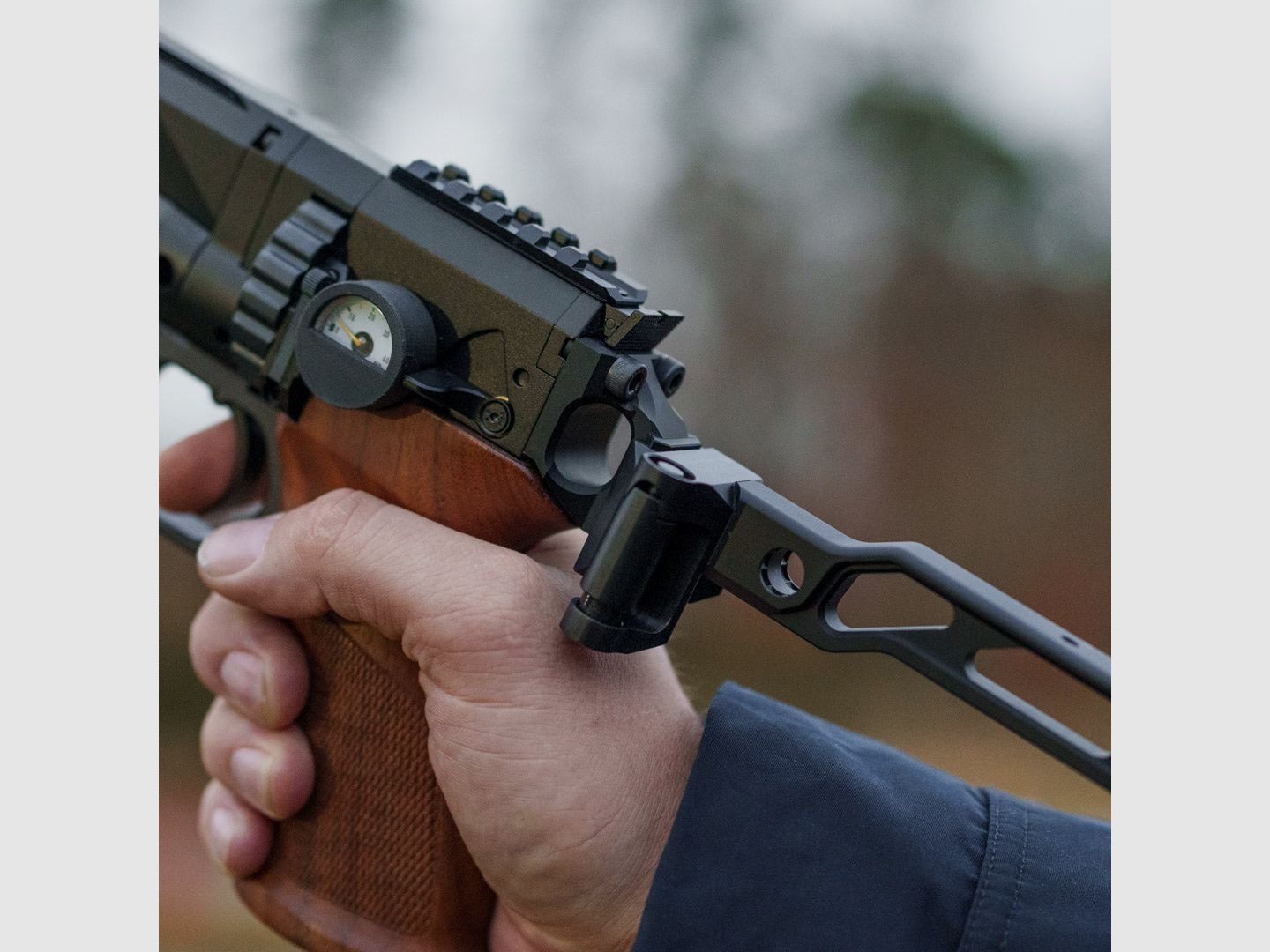 Buttstock Adapter | Optional for Carbine Version | CNC ALU | black anodized | Huben GK1