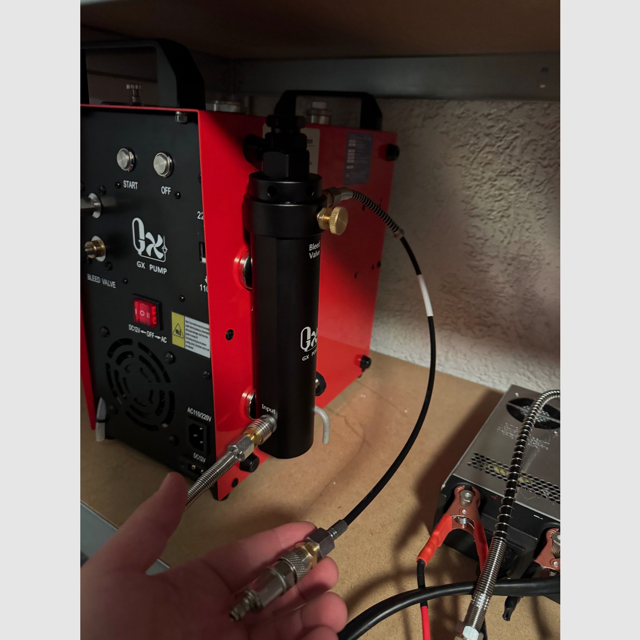 GX PUMP GX-E-CS4-I Tragbarer PCP kompressor 400 bar 5800 psi
