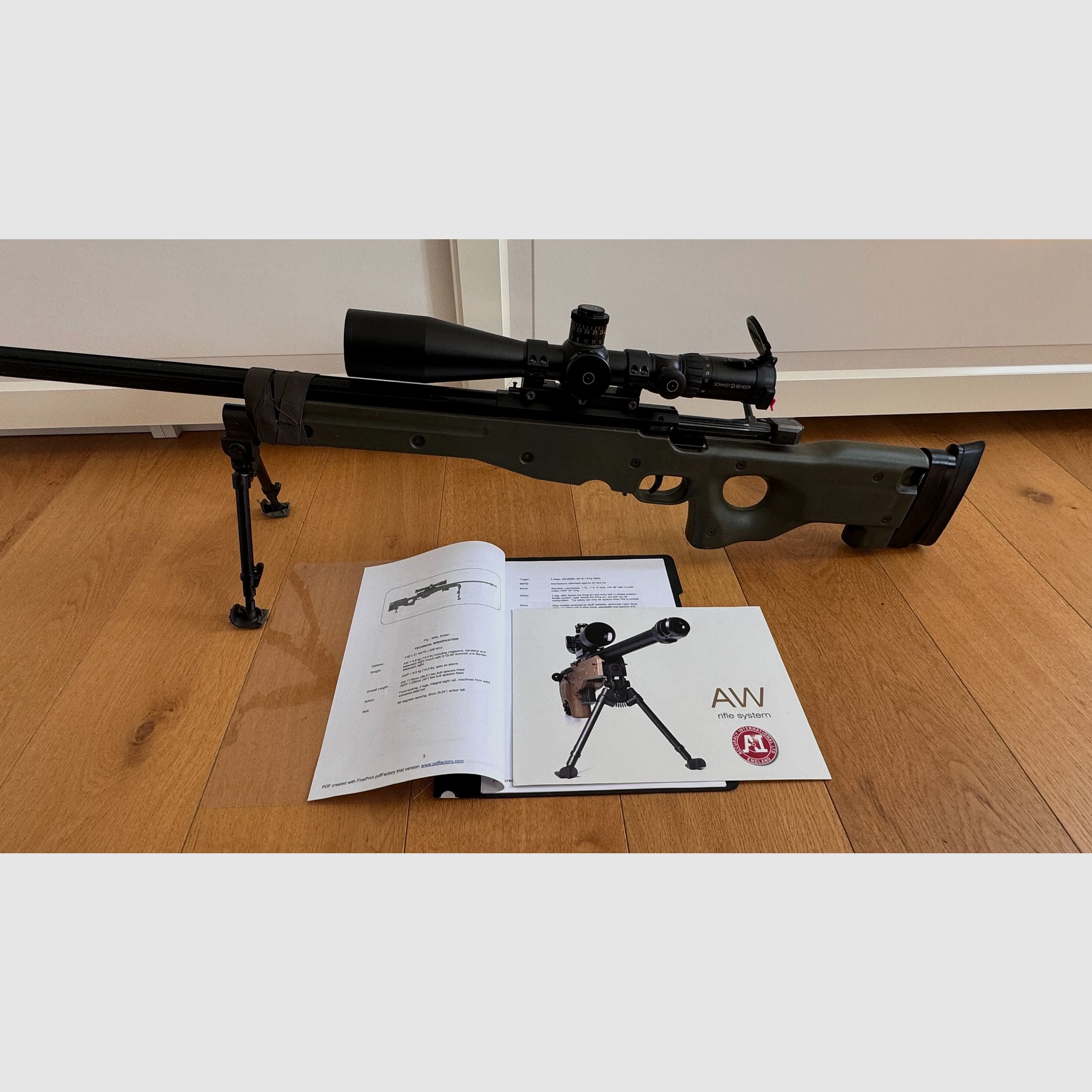 Accuracy International AW L96A1 G22 Arctic Warfare Sammlerwaffe nummerngleich AI