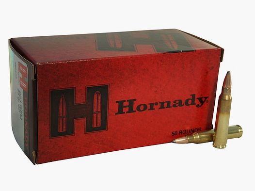 Hornady Custom .223 Rem. 55GR Match SP 50 cartouches