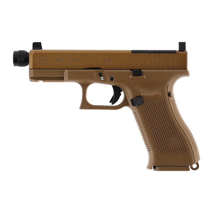 Glock 19X blowback-luchtpistool 4,5 mm Coyote BB CO2 (5.8462), afbeelding 1 van 10