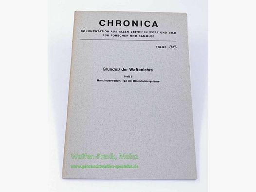 Publizistisches Archiv Pawlas Broschüre -Chronica-