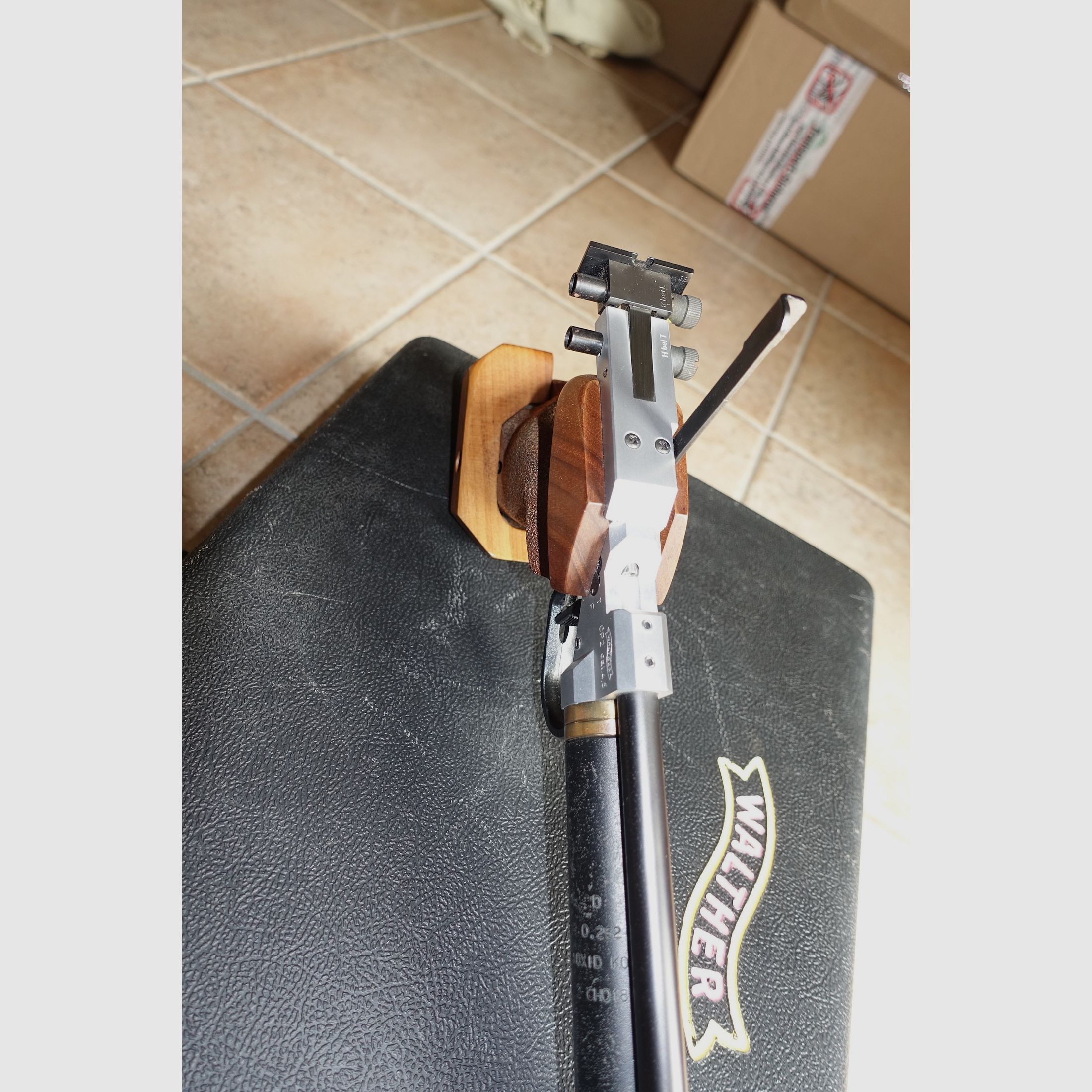 Walther CP2 match pistol with case