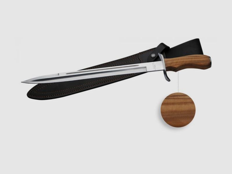 Jagdmesser Januel Olivenholzgriff, Bild 3 von 4