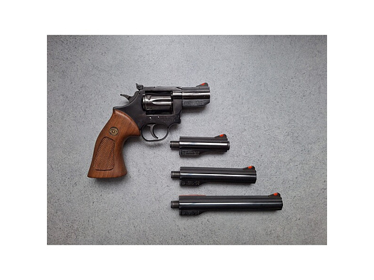 Dan Wesson Revolver inkl 3 Wechselläufe * Kal .357 Mag * sehr gepflegt schöner einteiliger Holzgriff