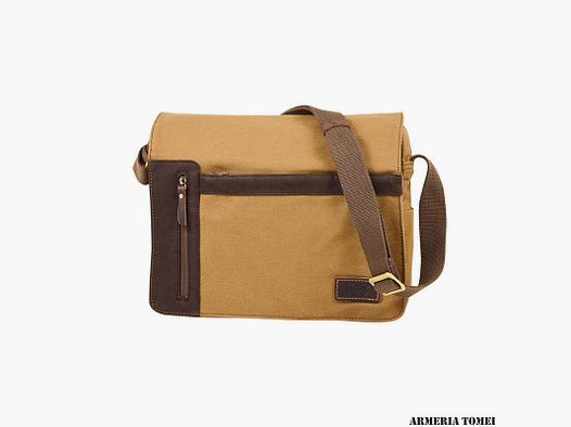 RADAR – MEDIUM TASCHEN AUS STOFF MIT STEINWASCHUNG UND UMHÄNGERIEGEL 35x39x8