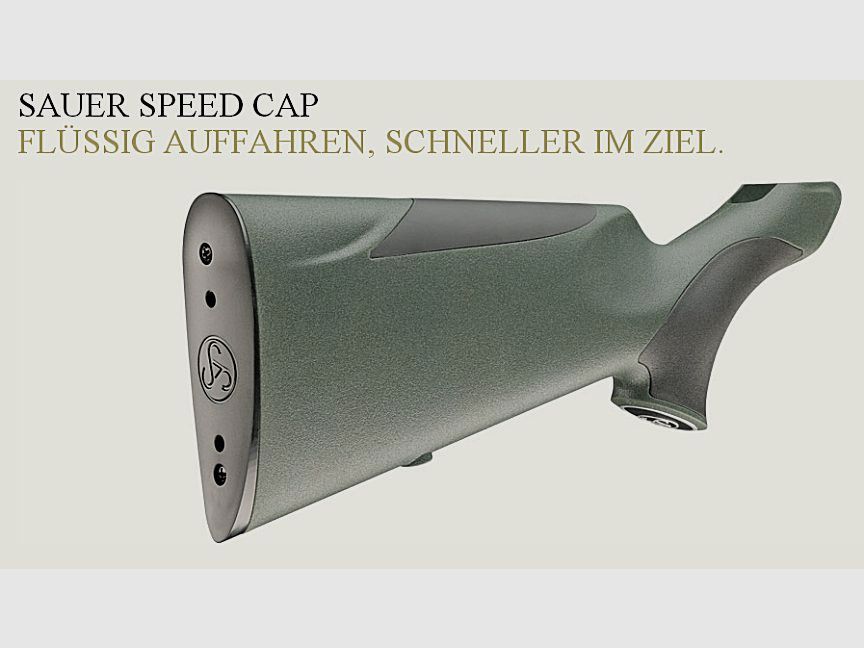 SAUER kolfaccessoire 5 mm 'Speed Cap' kolfplaat voor 100/101/303/505 LOP=35,5 cm