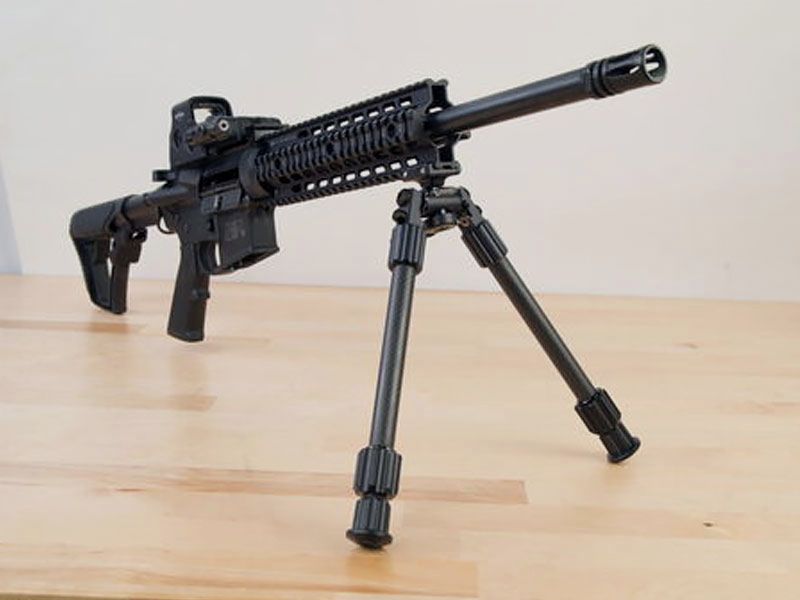 Caldwell ACCUMAX Carbon Bipod, Picatinny Height: 15-23 cm (6-9")