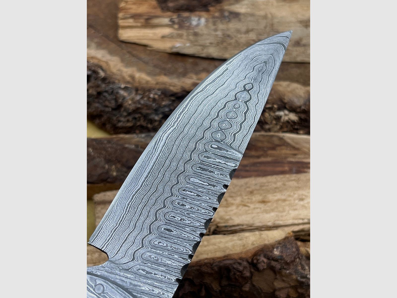 Jagdmesser Damaststahl 