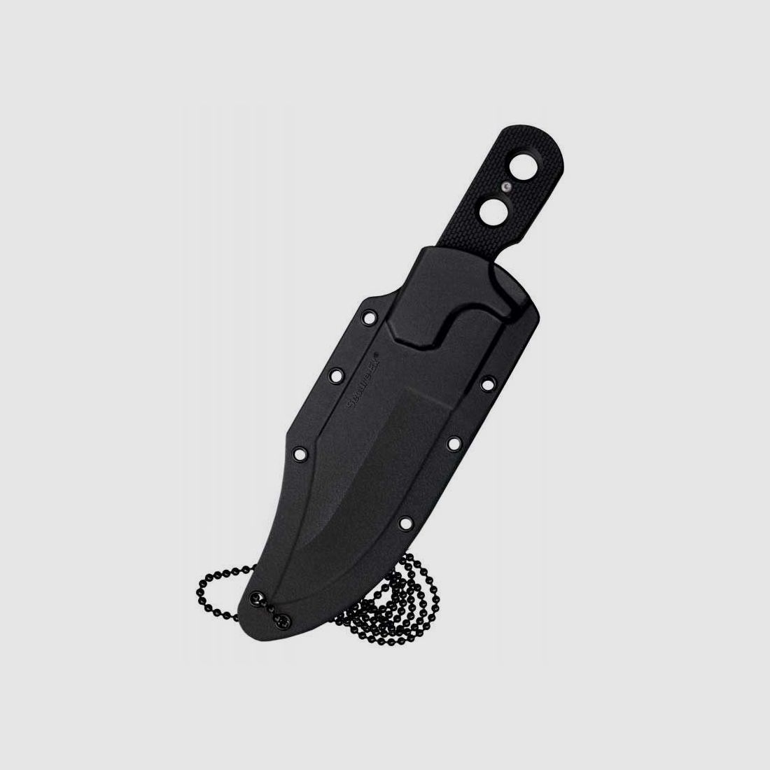 Cold Steel Mini Tac Bowie Neck Knife Messer mit glatter Klinge