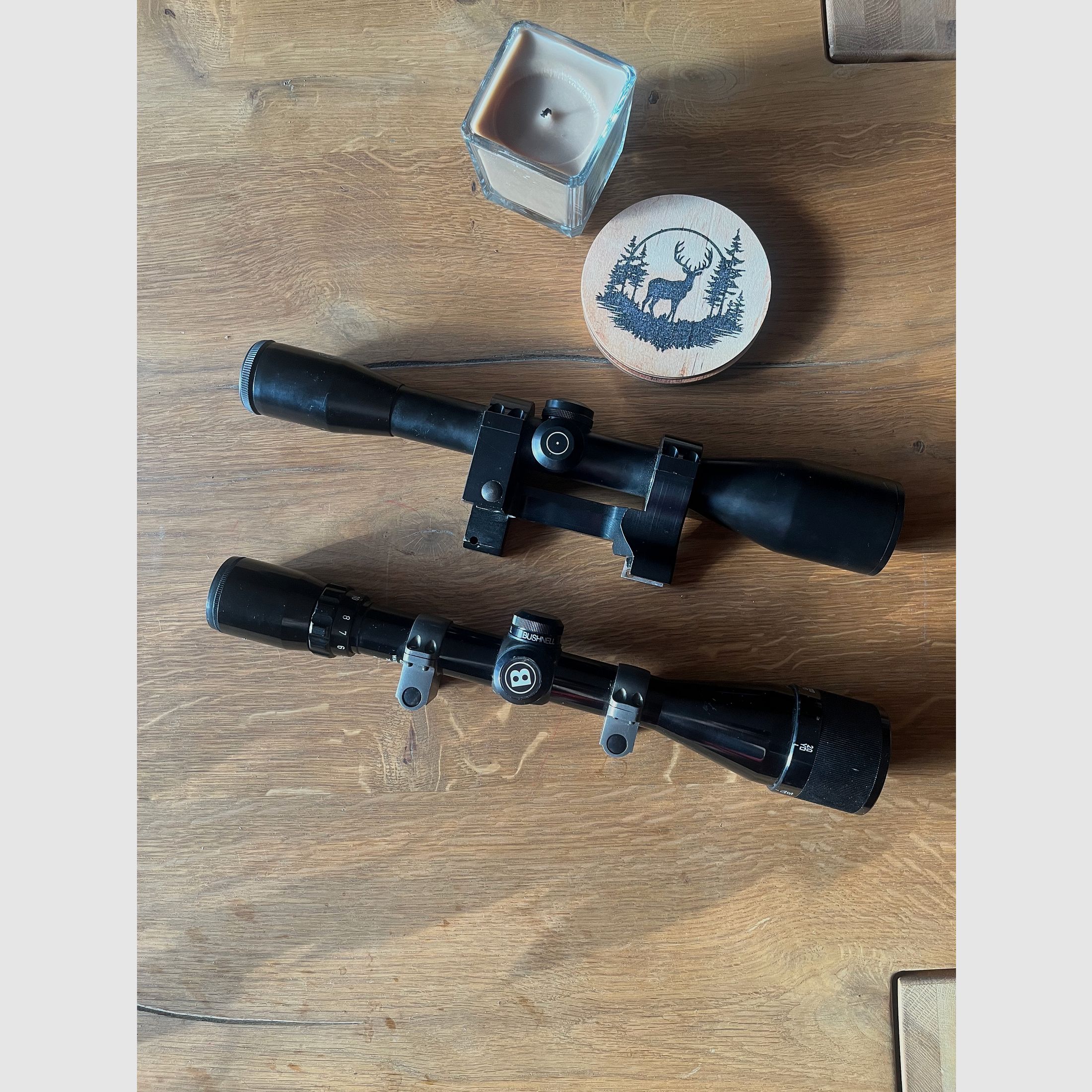 Zielfernrohr Schmidt & Bender 10x42, Bushnell Sportview 4-12x40