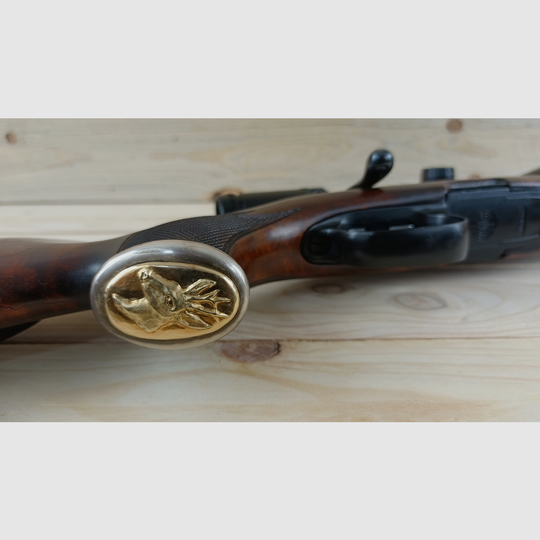 Repetierbüchse Steyr Mannlicher SL, Kal. .223 Rem. *mit Gold & Zeiss Optik mit Leuchtabsehen*