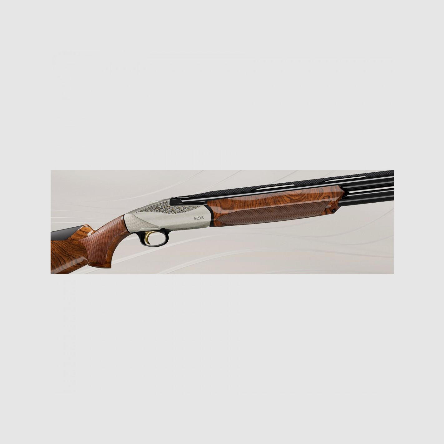 Benelli 828 S Silver A.I. Kal. 12/76, Bild 2 von 7