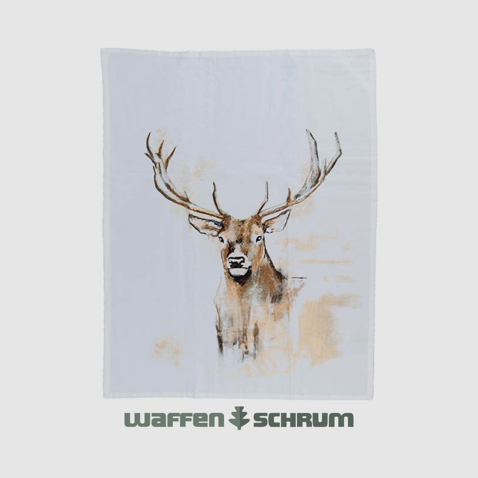 AKAH Geschirrtuch Hirsch 50x70 cm