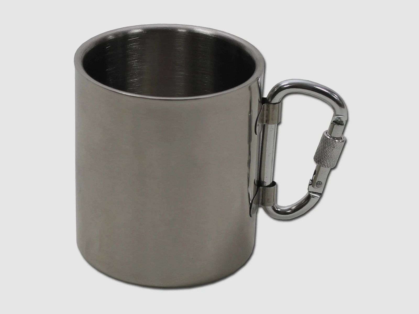 Fox Outdoor tazza in acciaio inossidabile con moschettone 300 ml