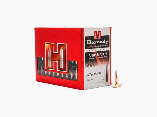 PALLE DA RICARICA – HORNADY – 6.5mm .264 153 gr A‑Tip® Match