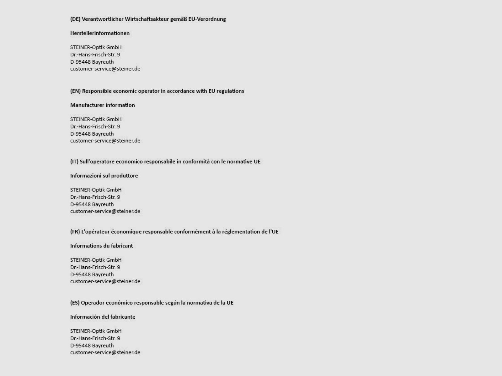 Steiner 202287812 Ranger 8 1.6-12.8X42 30MM ballistic turrets with LA-4A reticle