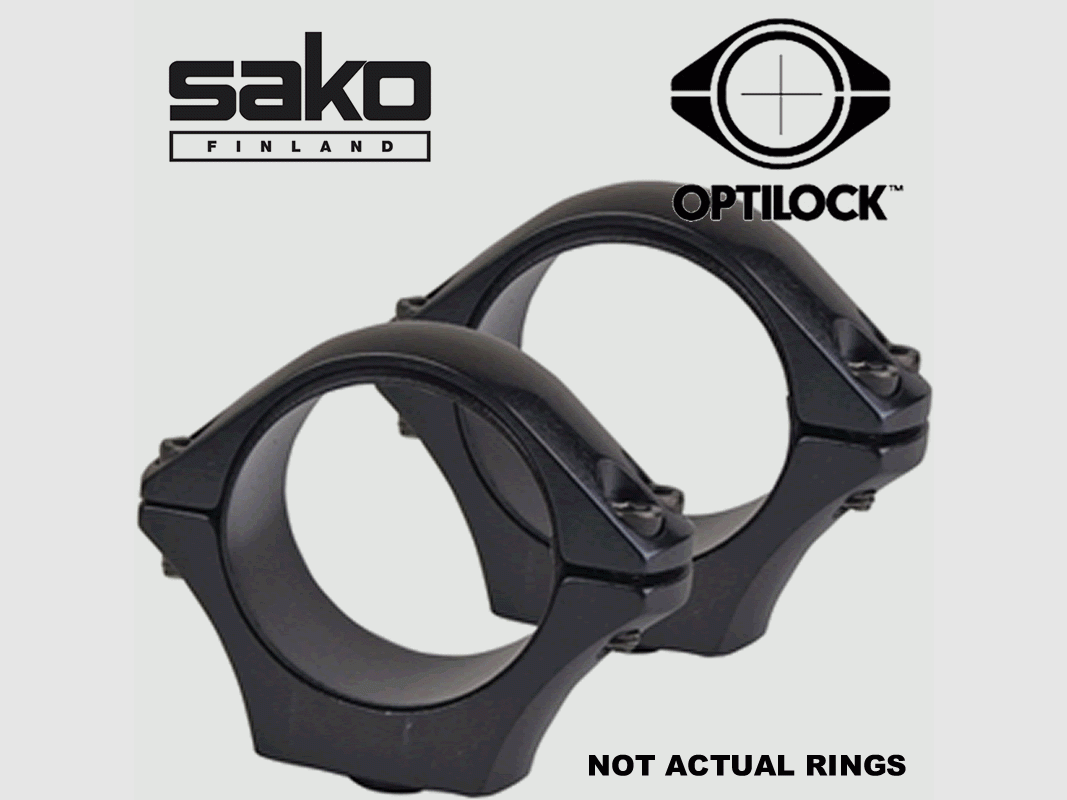 Sako Optilock Montageringe 1"/26mm Low