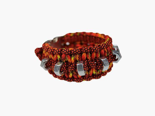 Brazalete de supervivencia modificado de doble ancho Cobra naranja