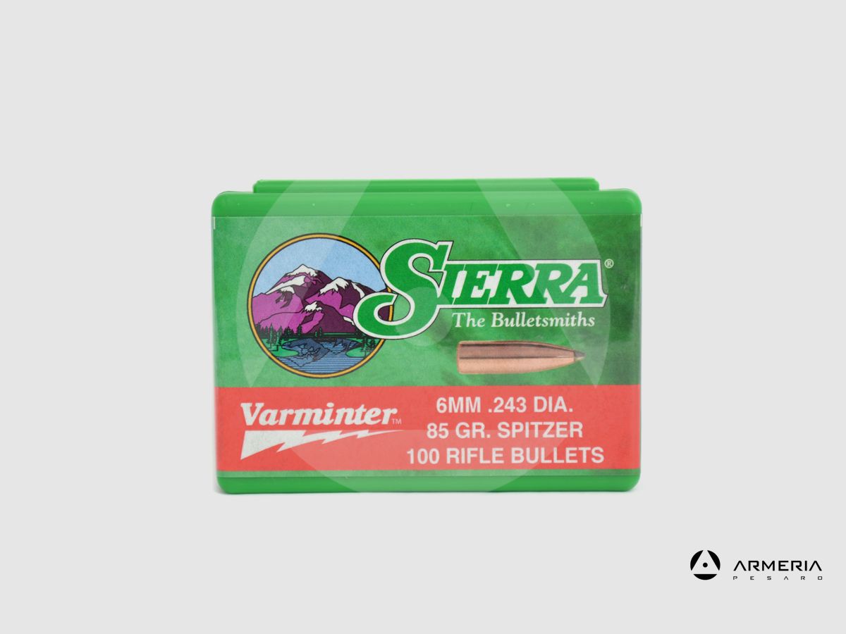 Sierra Varminter Geschosse Kaliber 6mm – 85 Grain Spitzer – 100 Stück #1520, Bild 1 von 2