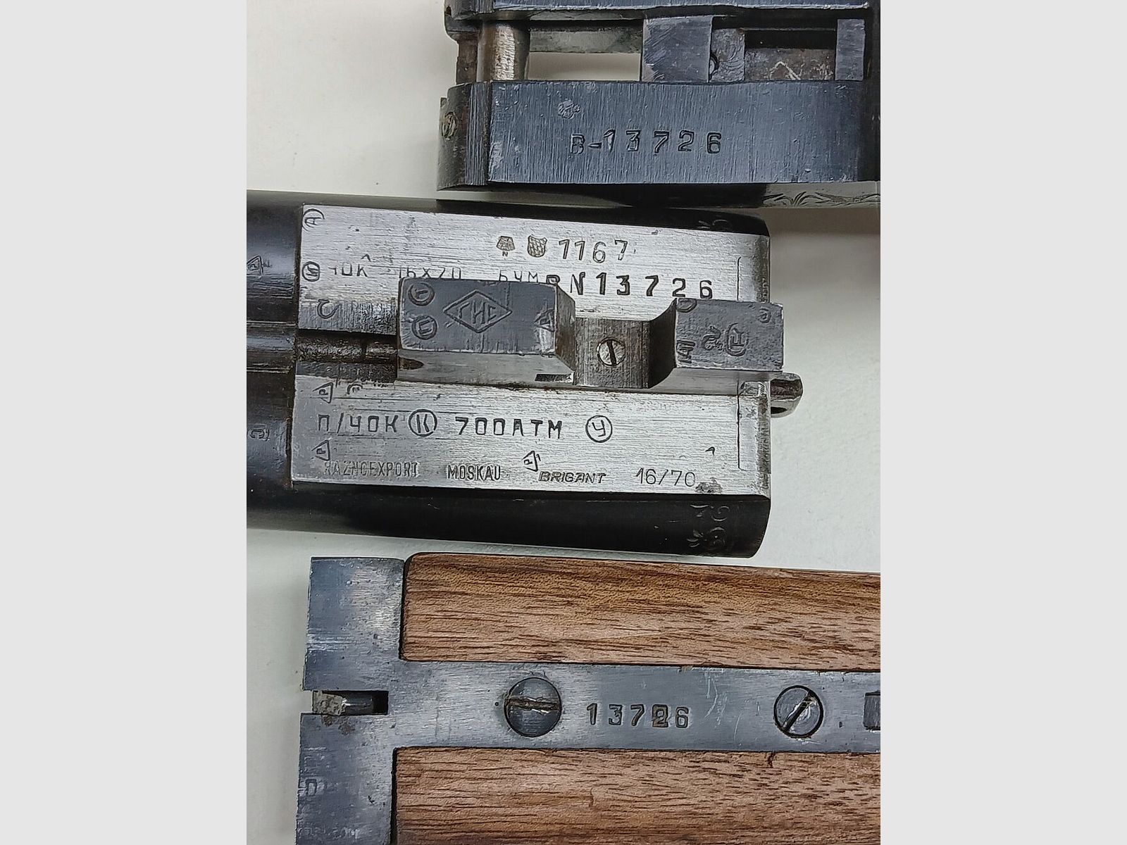 Baikal -Tula - USSR TOZ-63 mit Jagdlichen Schnitzereien