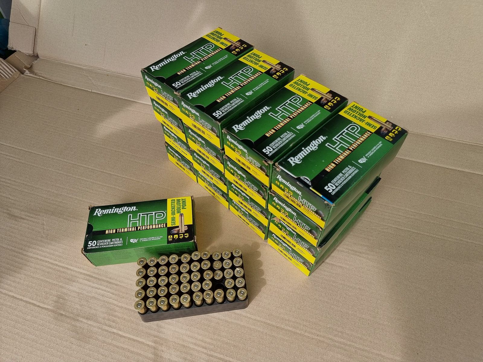 Munition .44 Magnum Remington HTP (High Termal Performance) - 240gr SJHP / TMHS - 836 Schuss
