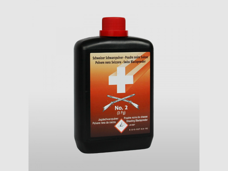 SCHWEIZER NR. 2 JAGDSCHWARZPULVER - 500 G