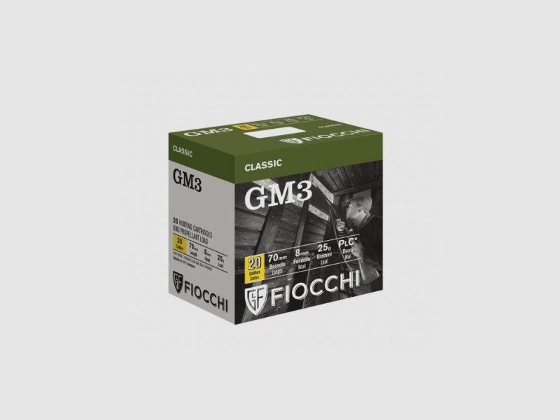 FIOCCHI Patronen GM3 Kal.20 p.11