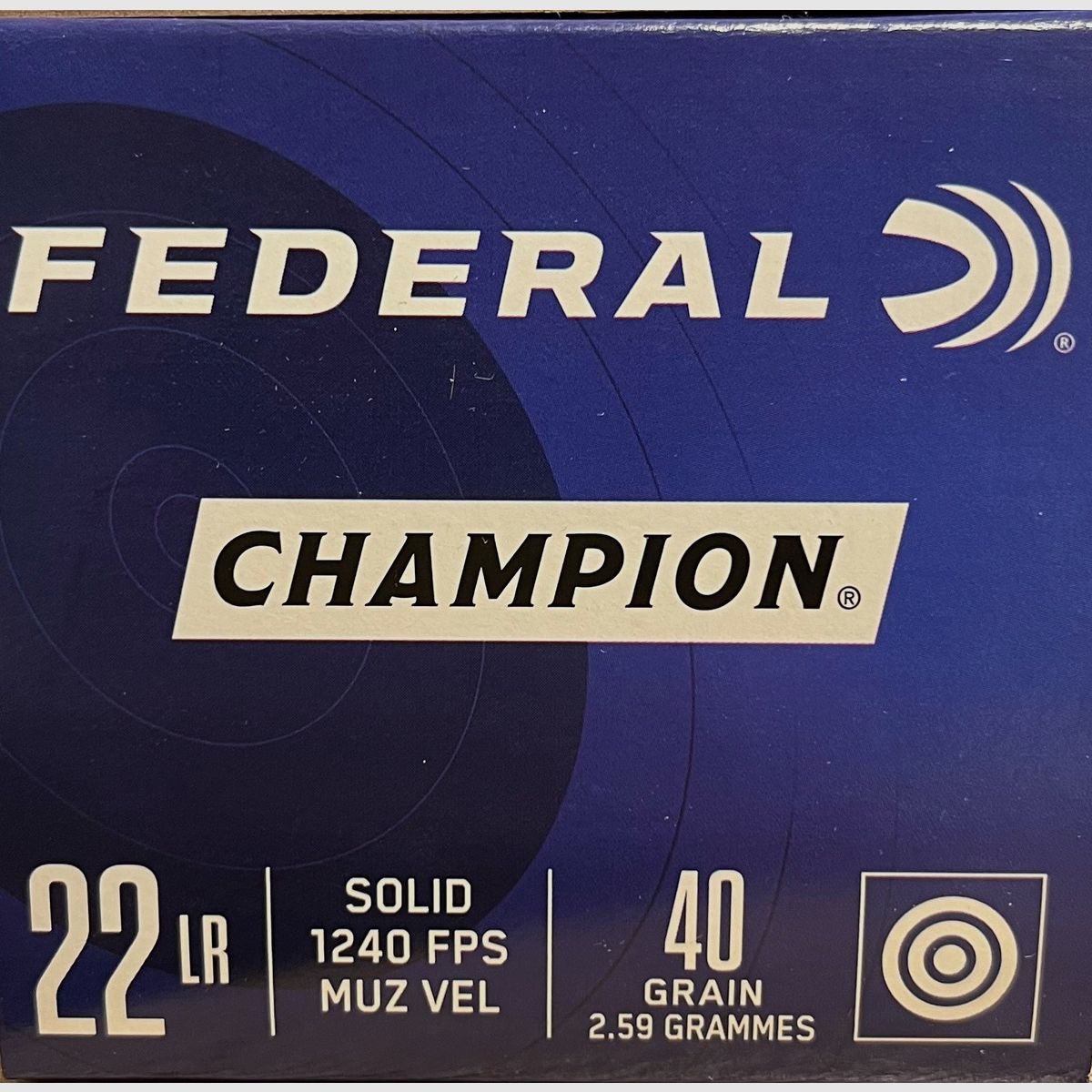Federal Champion .22lr 40grs - 5000 rounds