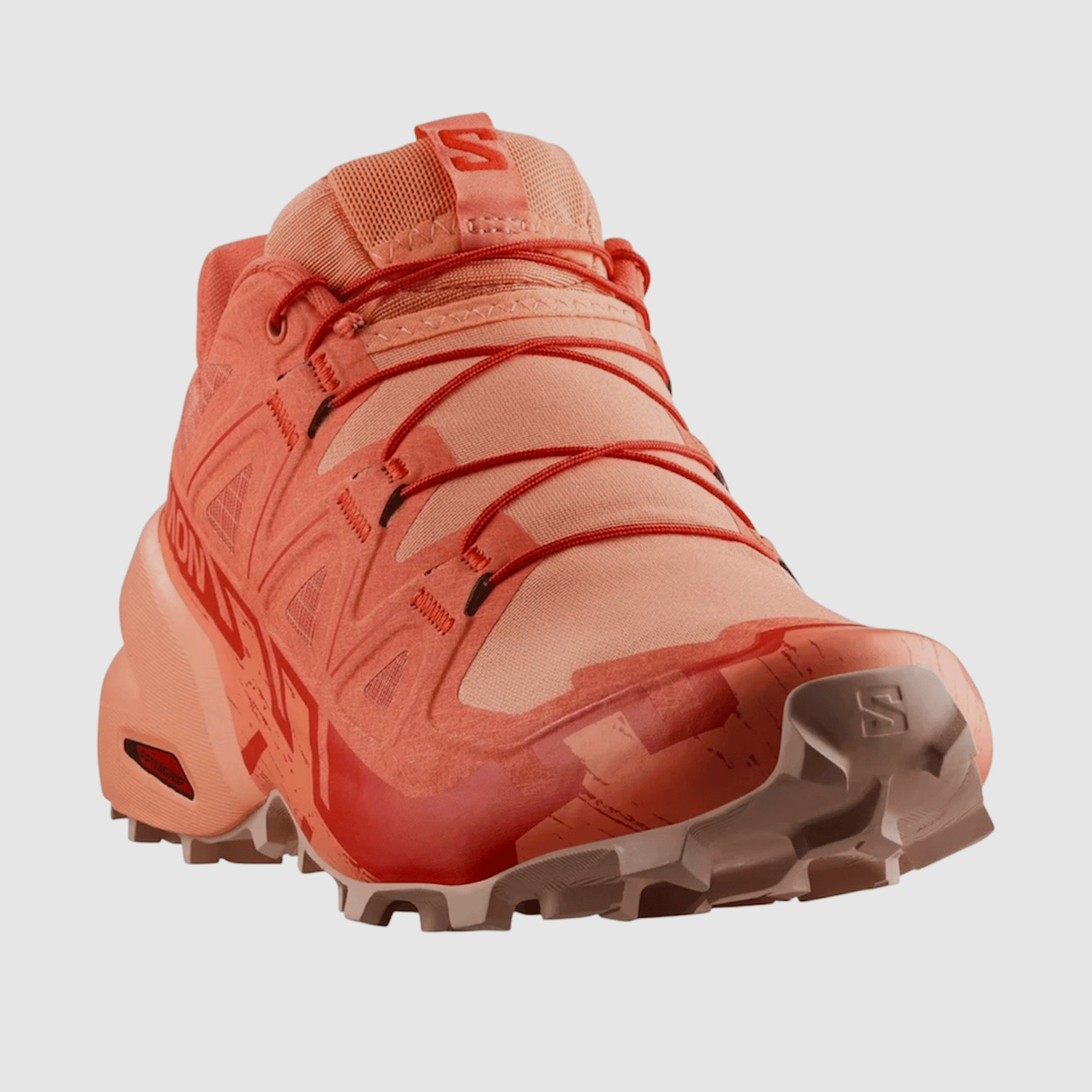 SALOMON – DAMES – SPEEDCROSS 6 W Emberglow / Fusion Coral / Flame Scarlet, afbeelding 4 van 6