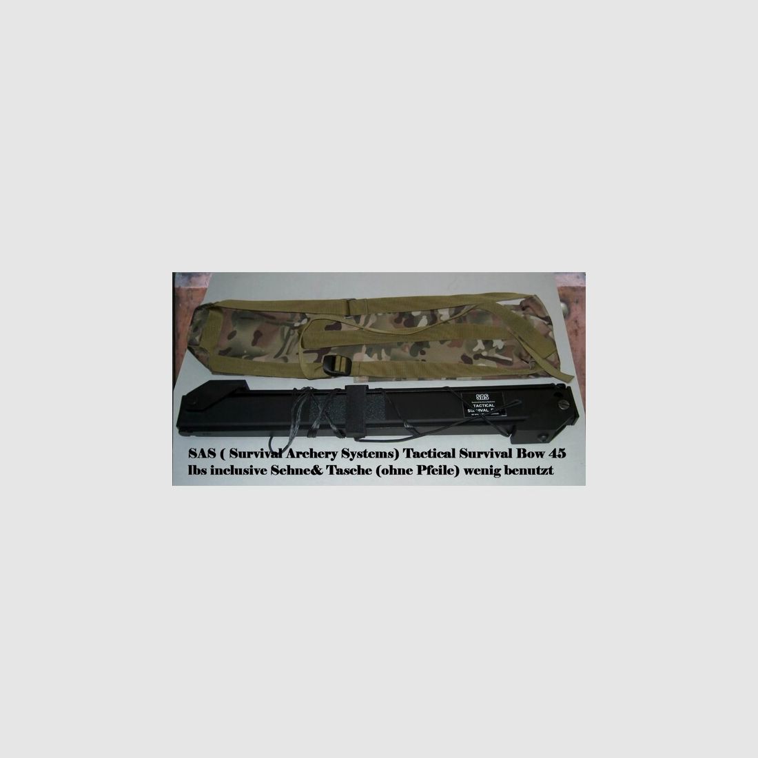 Tactical SurvivalBOW Survival Archery Systems (SAS) Metallbogen 45lbs