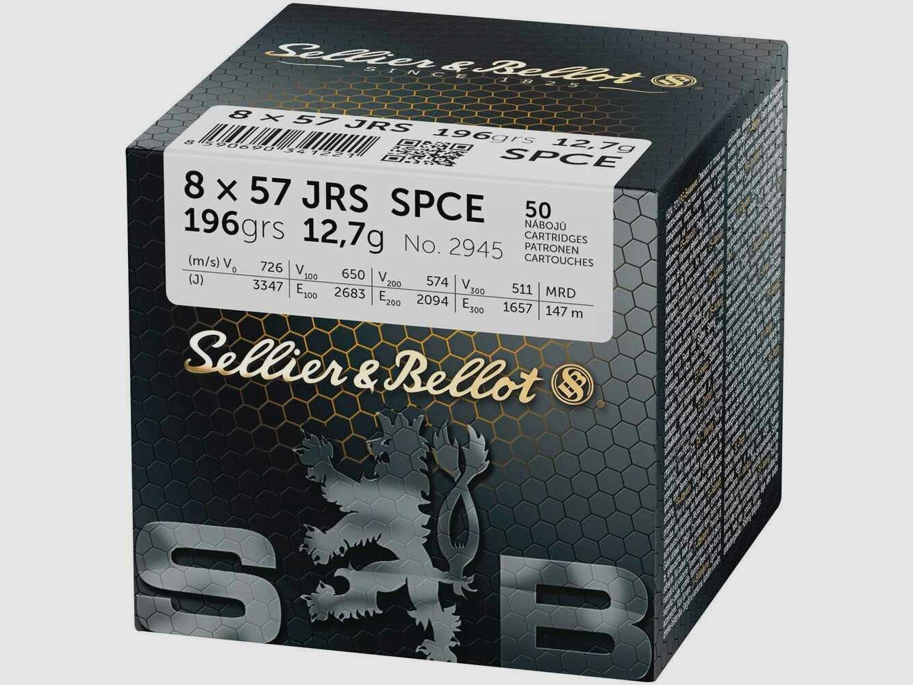 Sellier & Bellot SPCE S&B 196grs - 50 pièces